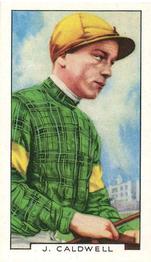 1936 Gallaher Famous Jockeys #32 Joseph Caldwell Front